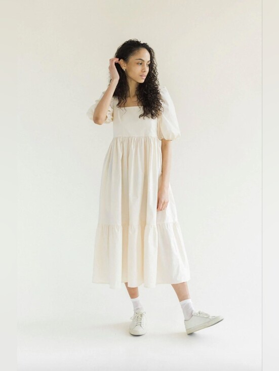 A Bronze Age Dresses & Skirts - A Bronze Age Serenity Puff Dress Parchment